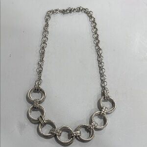 Elegant Silver Chain Link Necklace